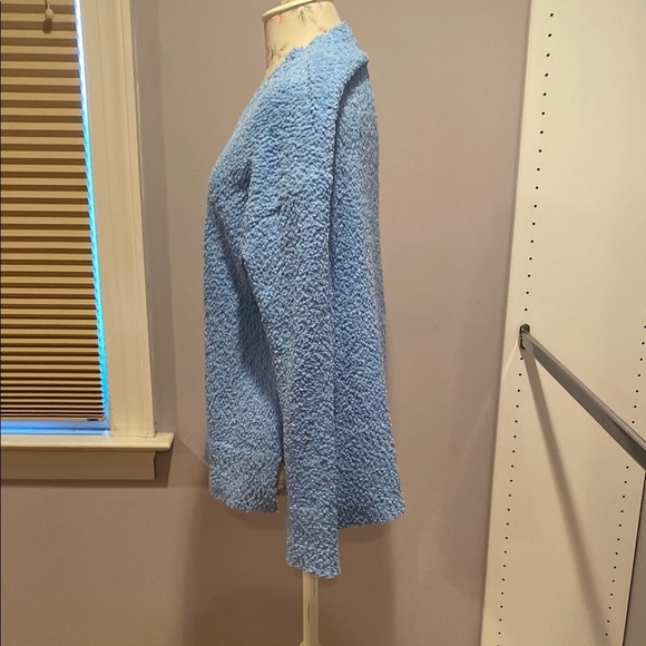 Sanctuary Blue V-Neck Sweater with Textured Knit - Picture 6 of 10